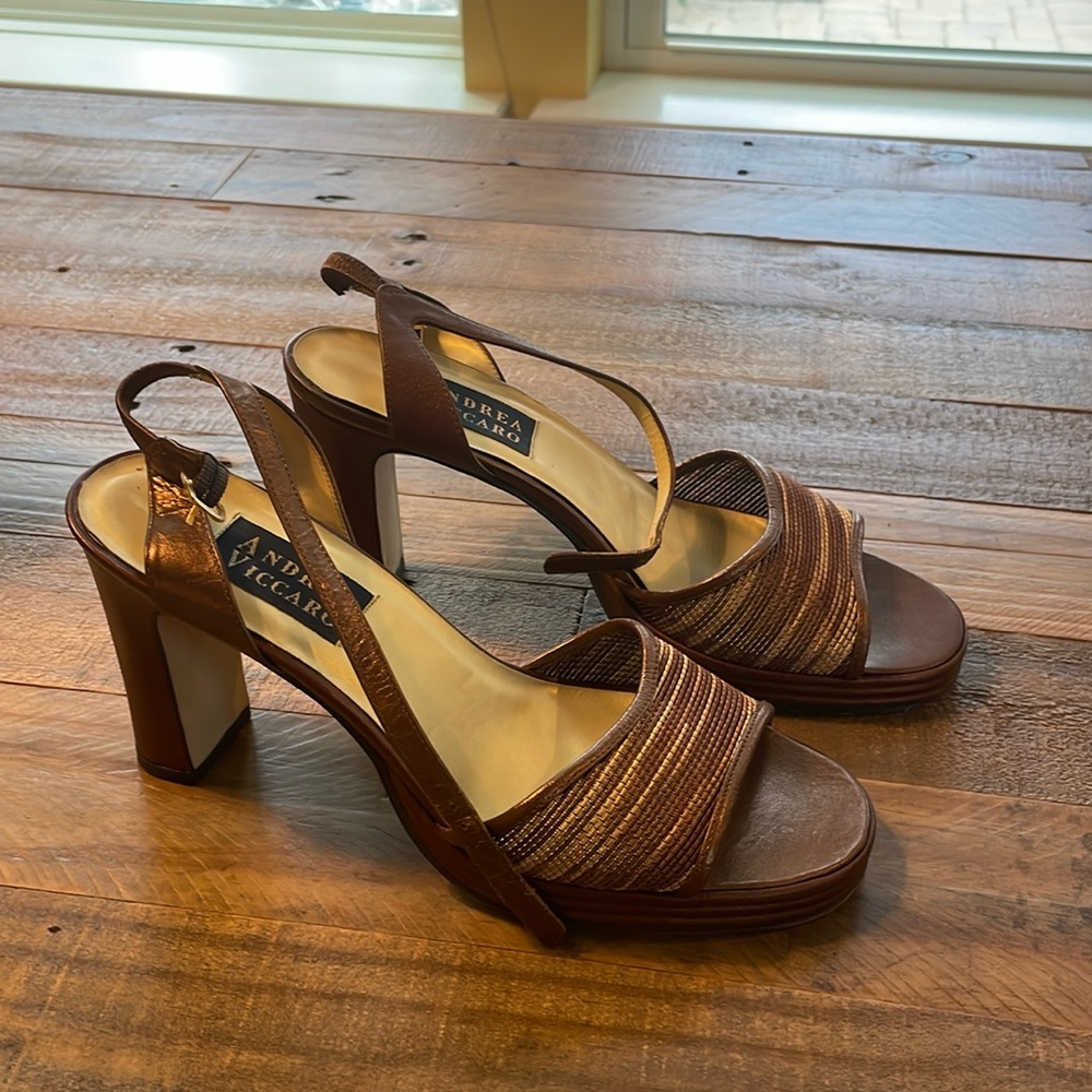 Brown Andrea Viccaro Heels